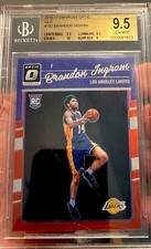 Brandon Ingram 2016 Panini Donruss Optic RED Prizm Rookie Card BGS 9.5 #32/99 SP
