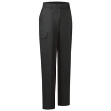 RED KAP PT89BK 12 32 Work Pant,Black,32 in Inseam 798GU4