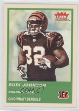 2004 Fleer Tradition Green Rudi Johnson #198 y0i