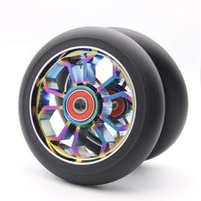 2Pcs 100 mm Stunt Scooter Wheel with ABEC 9 Bearings Fit for MGP/Razor/Lucky ...