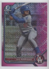 2022 Bowman Chrome Prospects Mega Box Pink Mojo Refractor Luis Rodriguez 0ui8