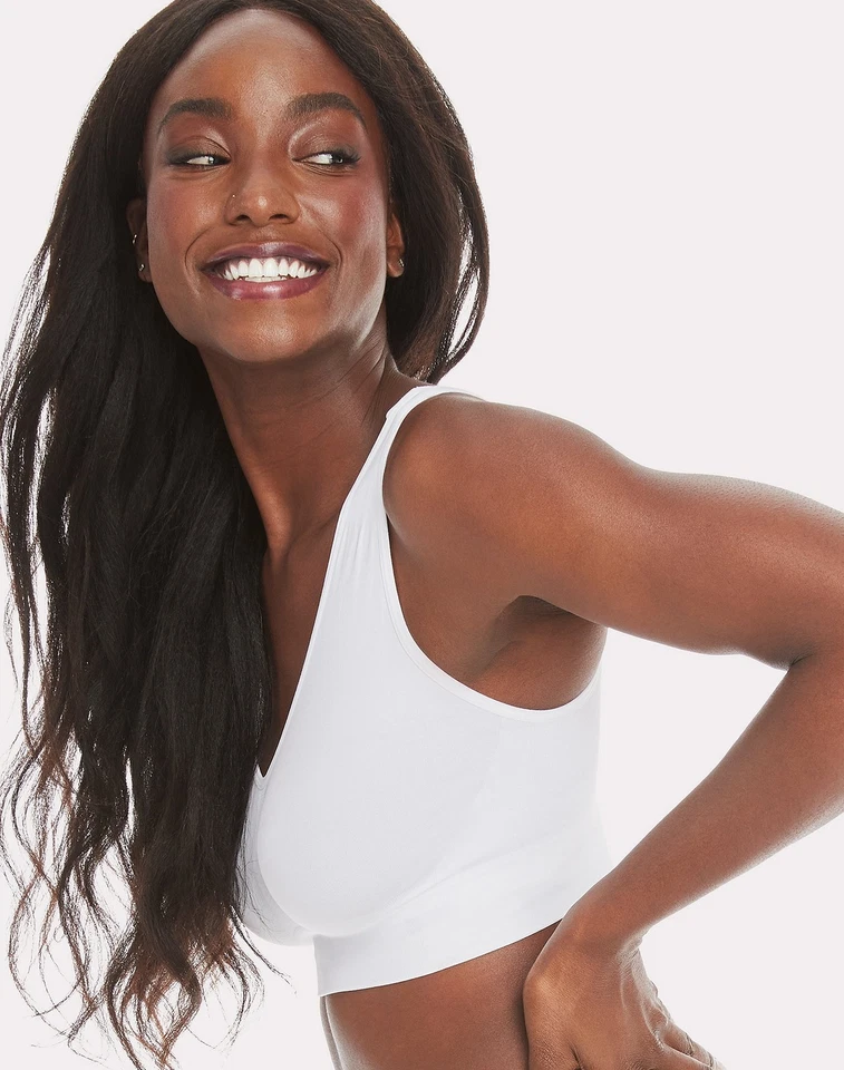 Hanes Bra Get Cozy Comfort Flex Fit Wire Free Women's Pullover Seamless Stretch - Image 3 of 4