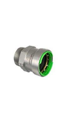 Apollo  1'' Press x 1'' MPT Adapter Stainless Press Male Pipe Thread PWR7480869 L2