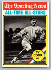 1976 TOPPS #346 TY COBB ALL-TIME ALL-STARS