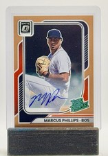 2026 Panini Donruss Baseball Marcus Phillips FOTL Optic Copper Glitter Auto 5/5
