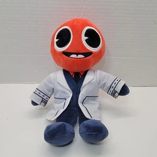Roblox Rainbow Friends 8" Collectible Plush Rare Smiling Red Scientist Phat Mojo