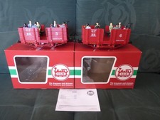 2 x LGB Märklin 32441 Personenwagen Grizzly Flat Personenwagen mit Box