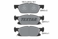 NEU - Textar 2241201 Bremsbelagsatz, Scheibenbremse FüR Ford Ford USA