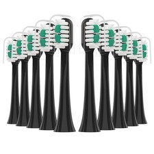 CILGEWH Replacement Toothbrush Heads 10 Pack for AquaSonic icon Electric