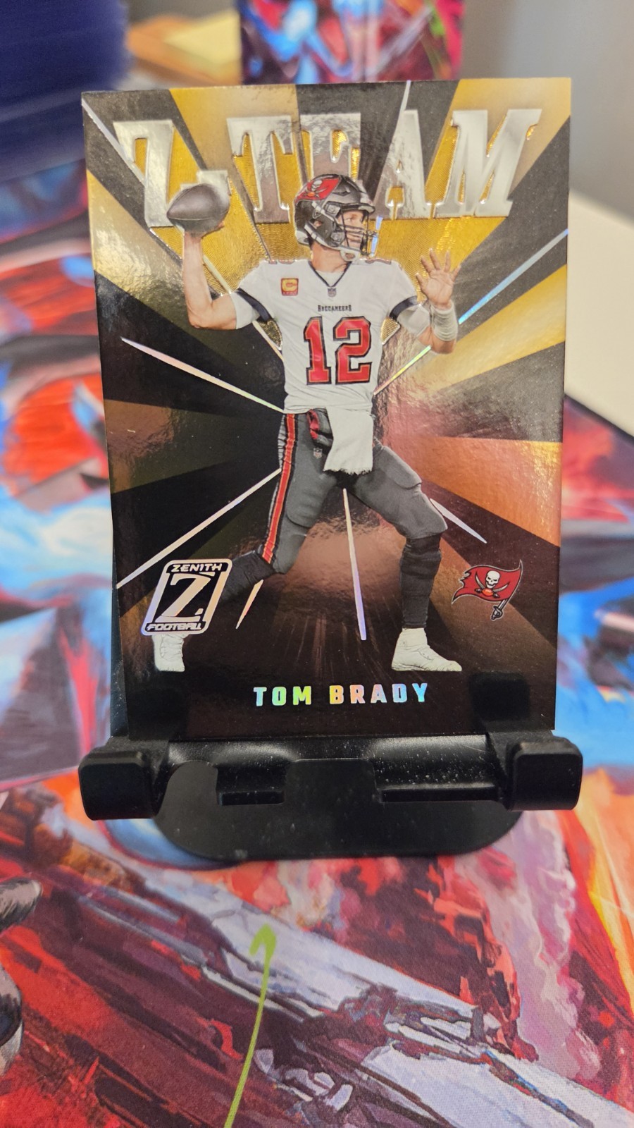 Tom Brady 2022 Panini Zenith - Z-Team Football Card #ZT-1 Buccaneers