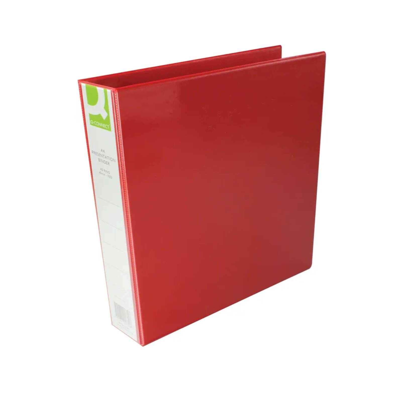 Q-Connect  Presentation 40mm 4D Ring Binder A4 Red Pk 1 -  - Image 2