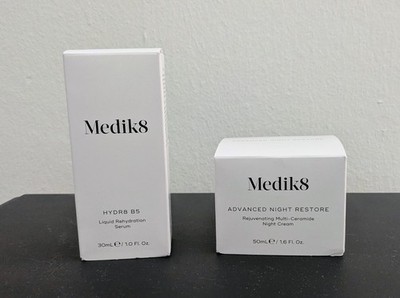 Medik8 Hydr8 B5 Serum & Advanced Night Restore Creme - NEU
