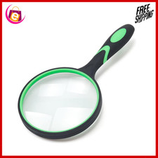 Large Magnifying Glass 5X Handheld Reading Magnifier for Seniors  Kids - 100MM
