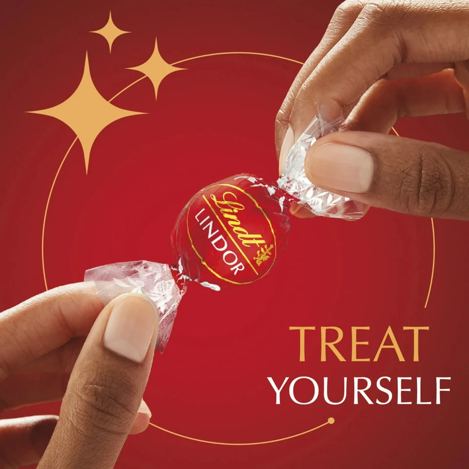 Lindt Lindor Milchschokolade Süßigkeiten Trüffel, 8,5 Unzen Tasche... - Bild 4 von 4