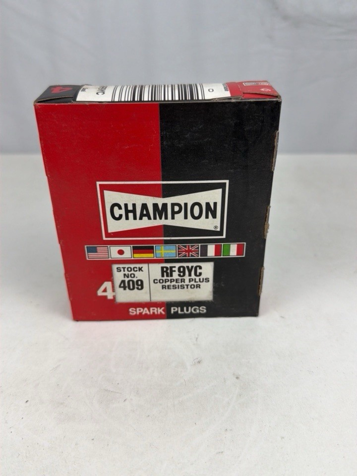 CHAMPION RF9YC 409 Copper Plus Spark Plug Set 4pcs Ignition NEW