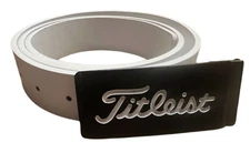 White Golf Belt Cut to Fit