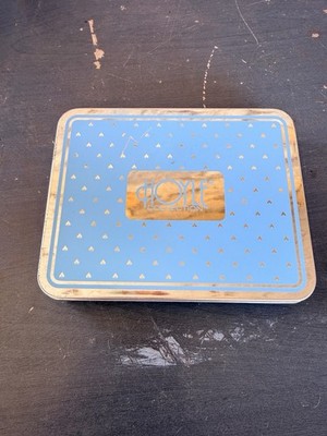 Vintage Hoyle Collection Playing Cards Double Deck Floral Tin Case Complete