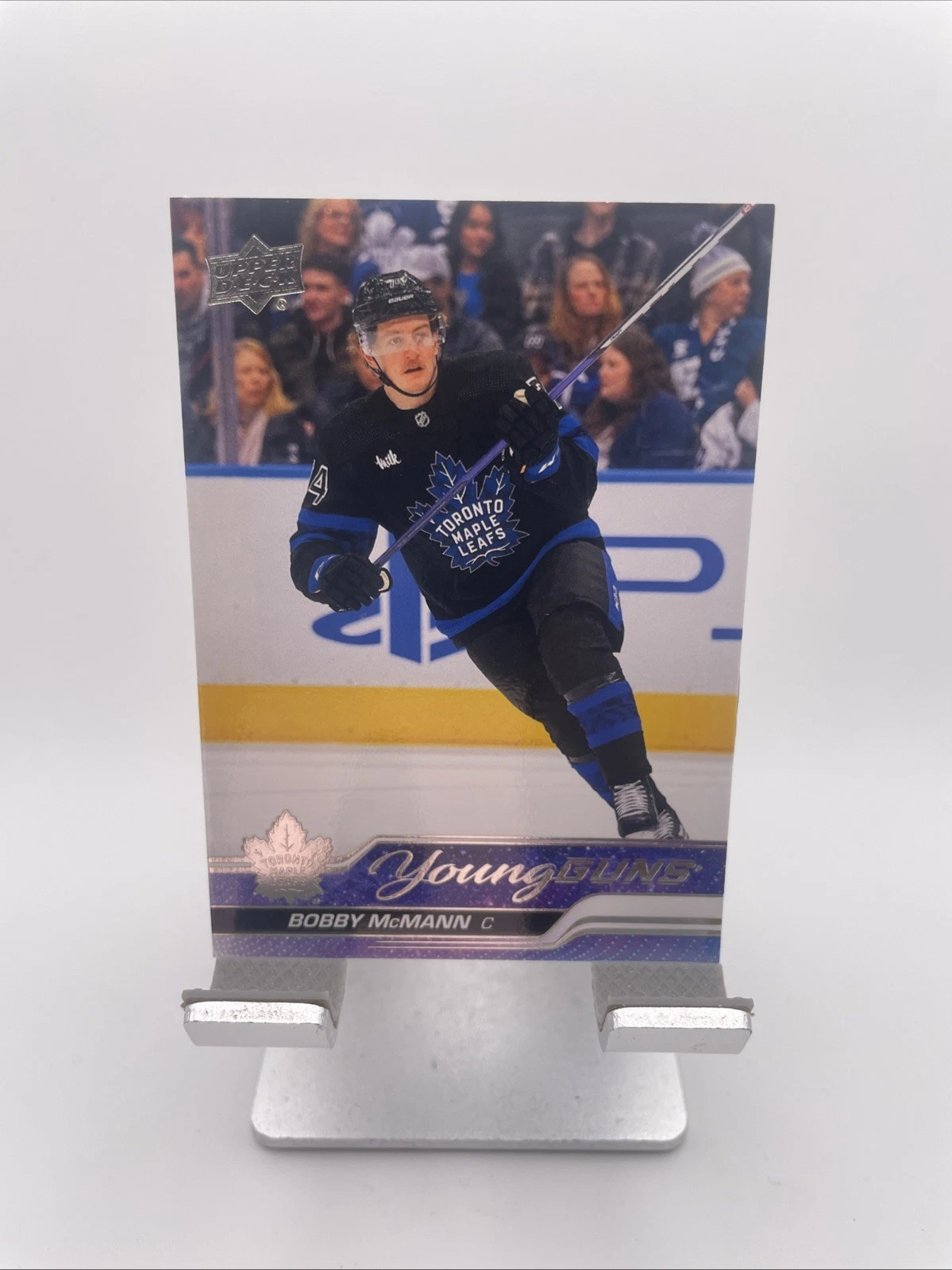 2023-24 Upper Deck Series 2 Bobby McMann Young Guns YG Rookie #479 Maple Leafs
