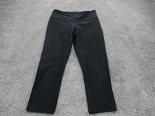 Nike Pants/Leggings XS Cropped L20 Black Stretch Athleisure Gym Yoga