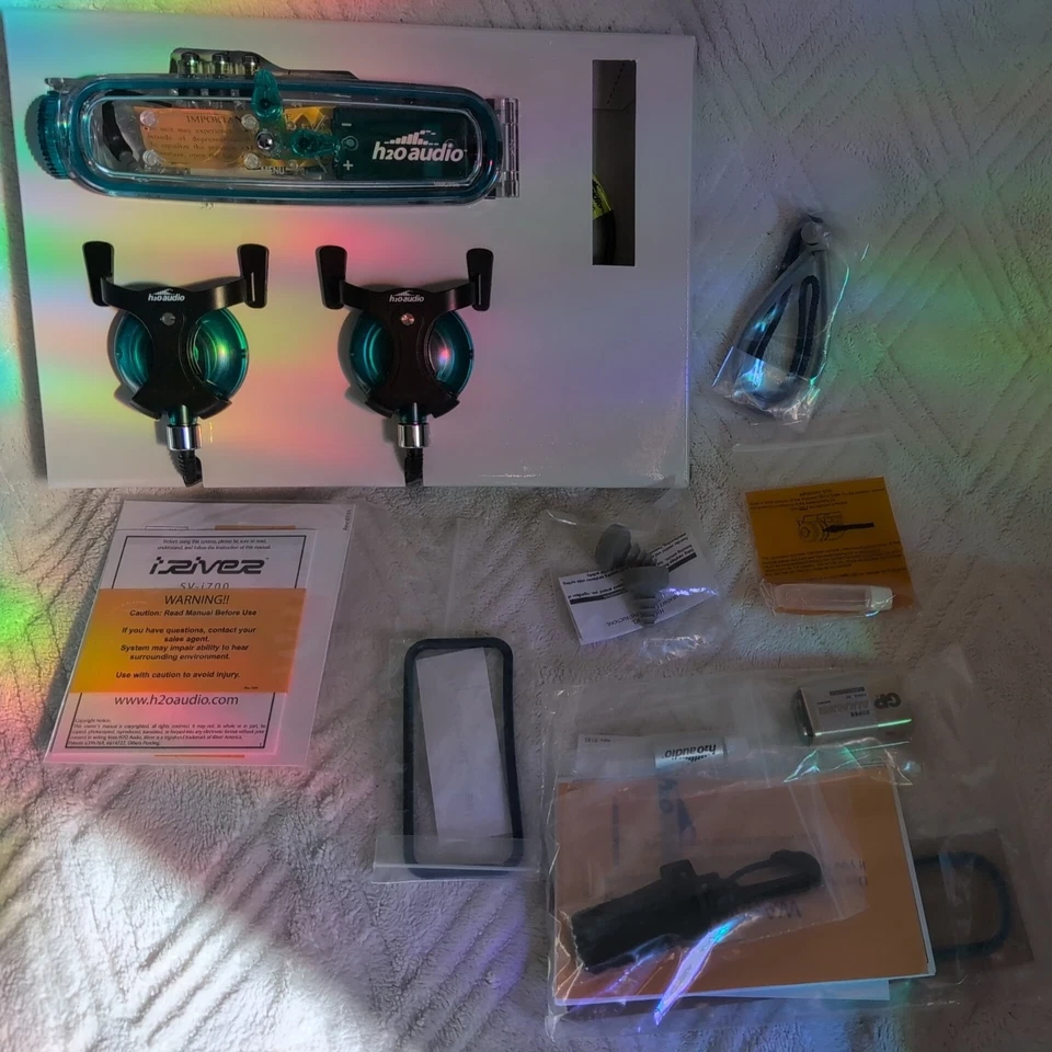 Корпус подводной аудиосистемы iRiver iFP-300 H20 и водонепроницаемые наушники - Изображение 3 из 4