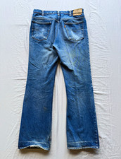 Vintage 70s Orange Tab Levi  s 517 Bootcut Jeans Made in USA Mens 36x32 Faded