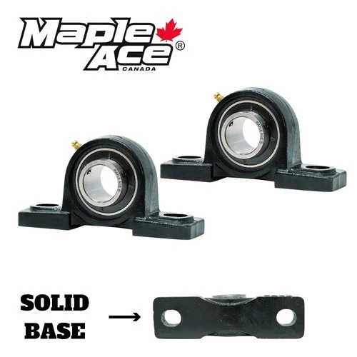 UCP205-16 Pillow Block Bearing 1" Bore, 2-Bolt, Self-Aligning, Solid Base (Qty2)