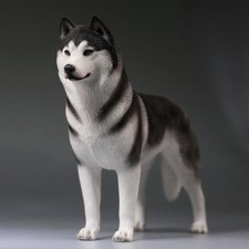 1/6 Scale Husky Siberian Husky Dog Model Animal Figure Ornaments Xmas Gift