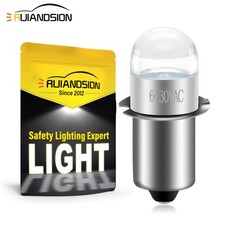 Ruiandsion KPR118 P13.5S Krypton Flashlight Miniature Bulb 6V-30V Lamp 6D Cell