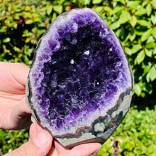 2.22LB Natural Amethyst geode quartz cluster crystal specimen Healing