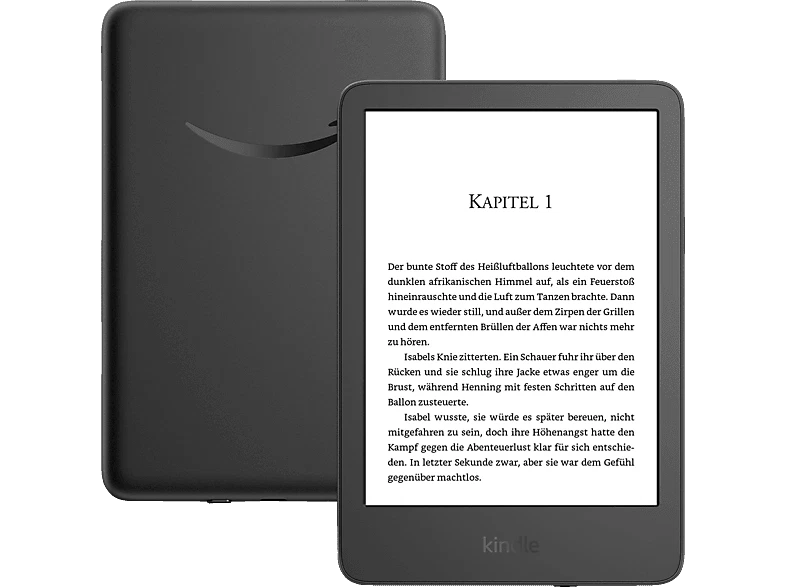 KINDLE - Der neue Kindle 2024 mit Werbung, 16 GB E-Book-Reader Schwarz