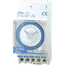 ORBIS Zeitschalttechnik OB290232N SUPRA QRD 230V Analog DIN Guide Timer