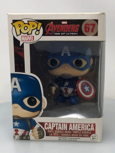 Funko POP! Marvel Avengers: Age of Ultron Captain America #67 NOT MINT