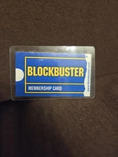 Blockbuster Video Membership Card Vintage Laminated 2007