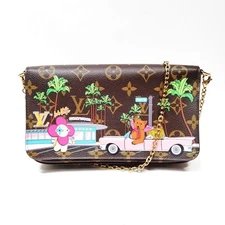 NO TARIFF Louis Vuitton LV Accessories Pouch Brown Monogram 4746337