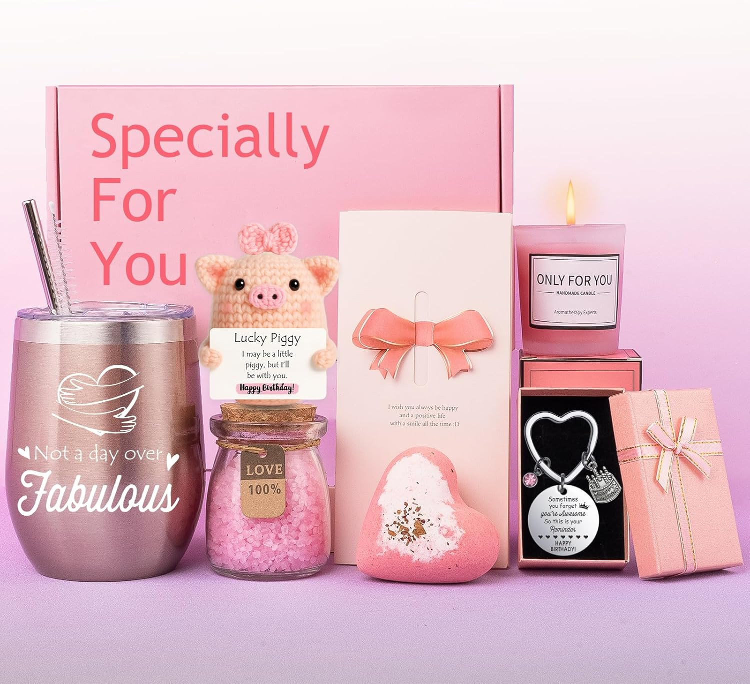 Birthday Gifts for Women, Bath Set Birthday Pamper Hampers Gifts, Get Well Soon