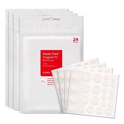 COSRX Master Patch Original Fit 96 Stück - 4 96 (4er-Pack), Weiß 