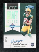 2022 Panini Contenders Draft Class RPS 51/99 Christian Watson #DCA-CWA Auto 0d75