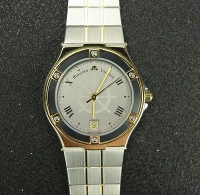 Vintage Maurice Lacroix Calypso Sailor Swiss Quartz Gold Plated