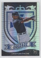 2021 Panini Chronicles Crusade Hyper Prizm 105/299 Cristian Pache #25 00gy