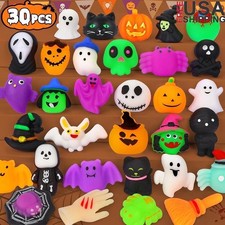 Halloween Squishy Toys 30 Styles Cute Party Favors Mochi Squeeze Gifts Kids New