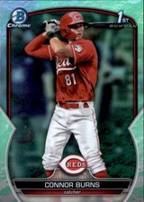 2023 Bowman Draft #BDC-159 Connor Burns Chrome Lunar Glow Refractor