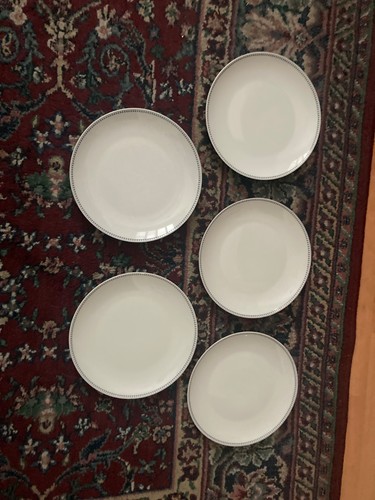 5 -------U S Airways First Class Plates WESCO INFLIGHT SET OF 5 DISHES PORCELAIN