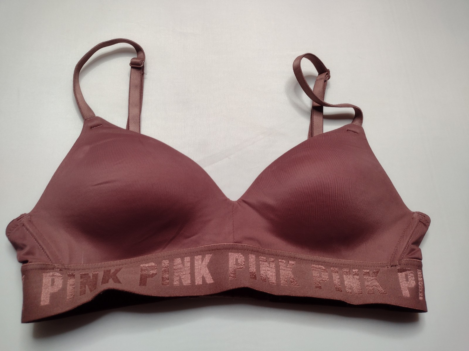 Victoria Secret PINK Bralette Bra Small Wireless Wire Free Padding A21