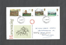 GB - Horseracing 1979 PO First Day Cover Birmingham to Basel, Switzerland