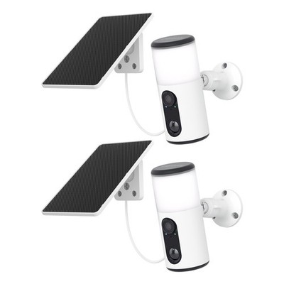 ANRAN 2PCS Ultra 3MP Überwachungskamera Aussen Akku WLAN Kamera Outdoor