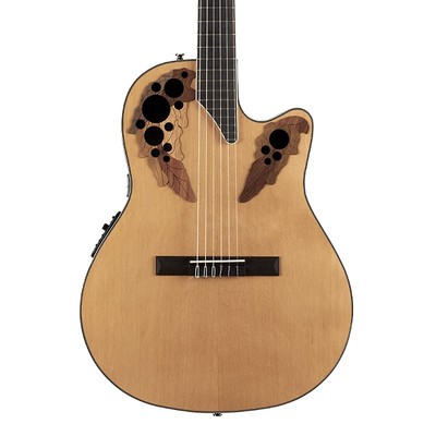 Ovation CE44C-4A Nylonsaite Elektroakustische Gitarre, Zeder (NEU)