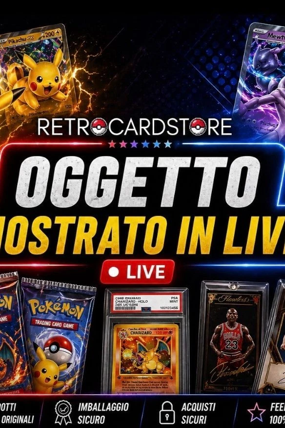 Live Rip & Ship e singole Retrocardstore (Pokemon ; Topps)