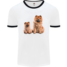 Chow Chows Cucciolo Uomo Ringer T-Shirt