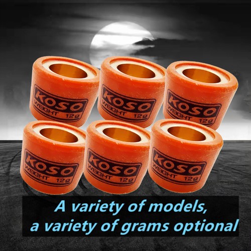 Variator Weights Round 18x14mm 12-gram set for GY6 125CC 150cc 139QMB - 第 4/4 張圖片