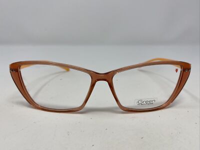 iGreen Italy V4.11 C.02M 48-16-130 Red Wine/Orange Eyeglasses Frame -A86